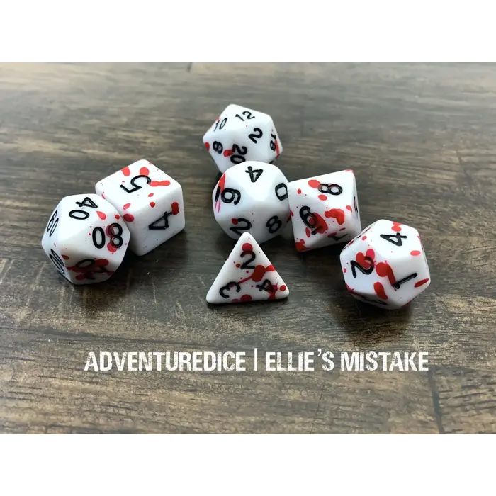 Adventure Dice 7-Piece RPG Dice Set: People Themed