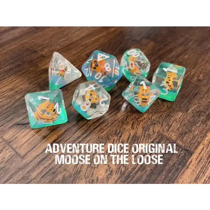 Adventure Dice 7-Piece RPG Dice Set: Inclusion