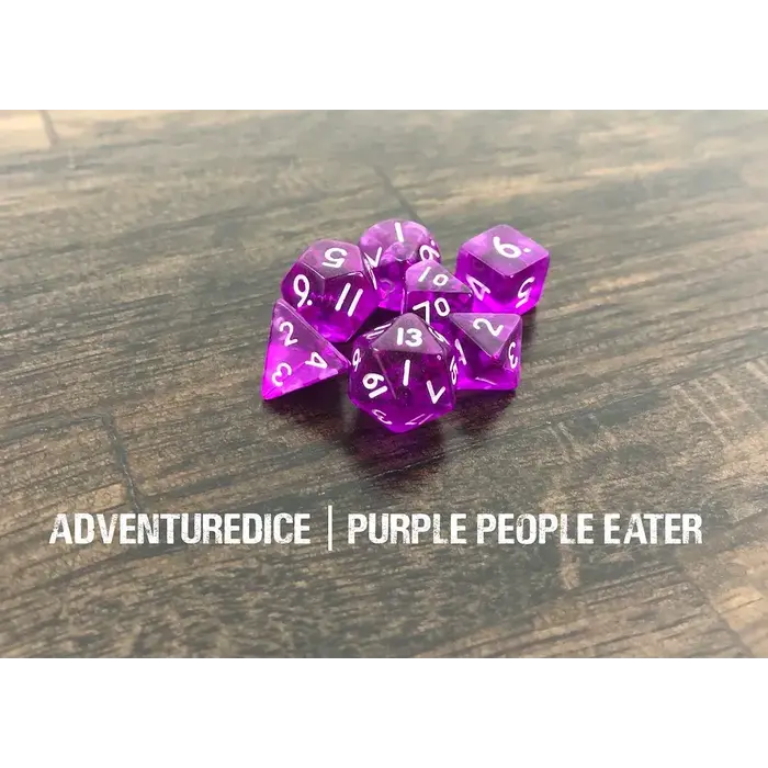 Adventure Dice 7-Piece RPG Dice Set: People Themed