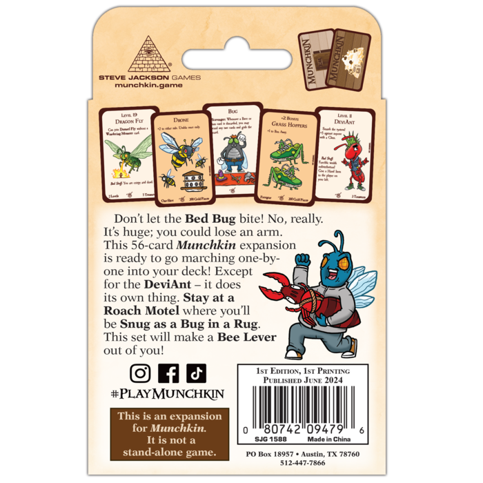 Steve Jackson Games Munchkin: The Floor is Larva Expansion