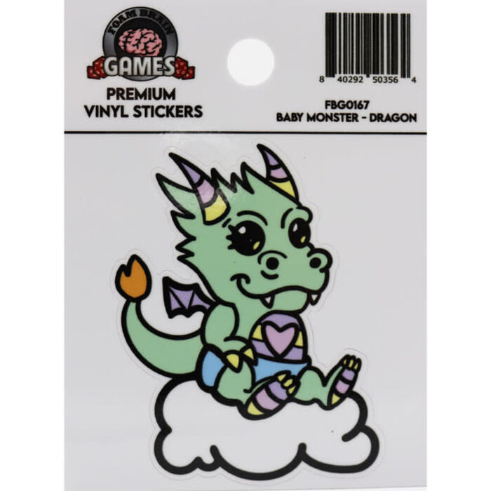 Foam Brain Games Baby Monster Index Stickers