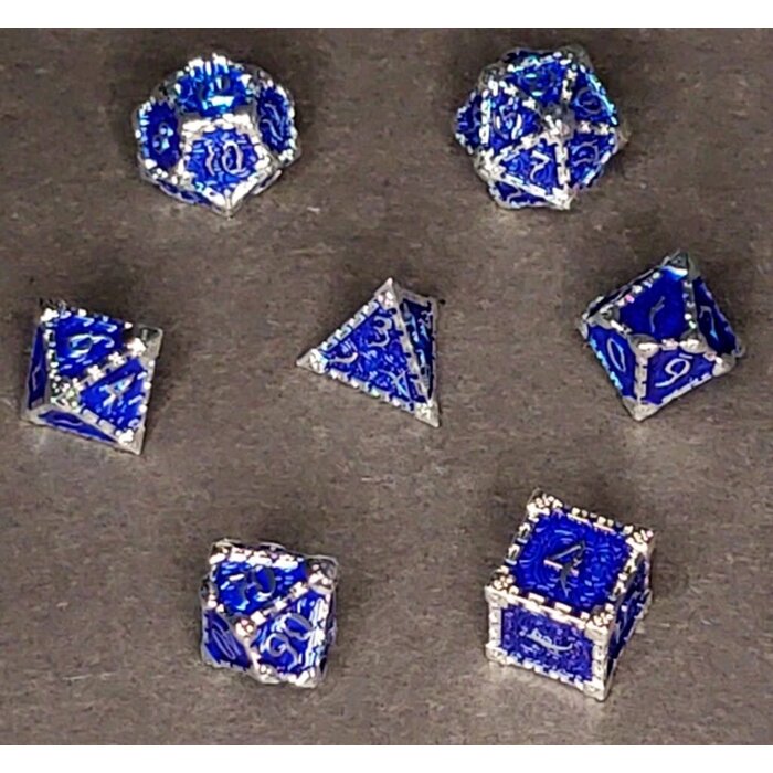 Fifteen4Two Ventures 7-Piece RPG Dice Set - Brillant Blood Dagger -