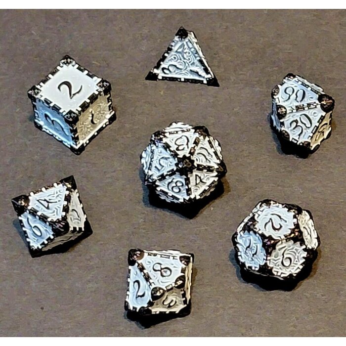 Fifteen4Two Ventures 7-Piece RPG Dice Set - Brillant Blood Dagger -