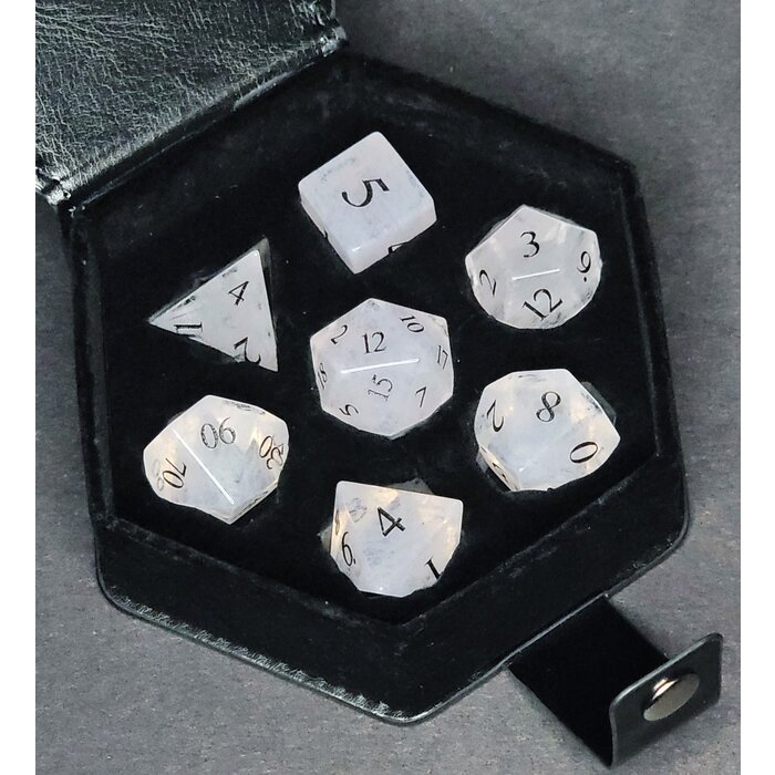 Fifteen4Two Ventures 7-Piece RPG Gemstone Dice Set: