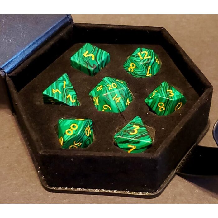 Fifteen4Two Ventures 7-Piece RPG Gemstone Dice Set: