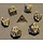 7-Piece RPG Dice Set - Solid Metal