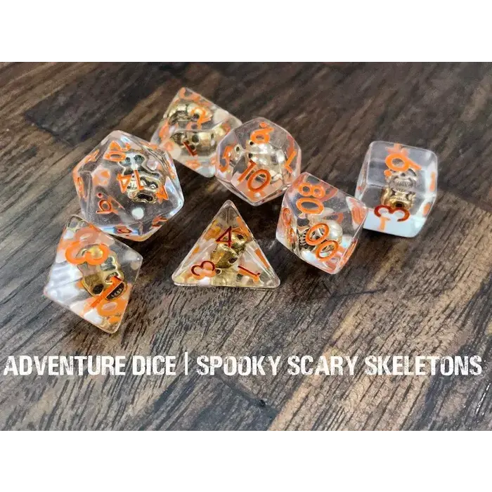 Adventure Dice 7-Piece RPG Dice Set: Inclusion