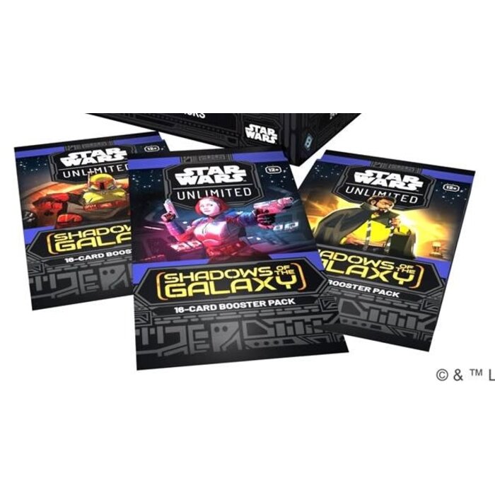 Fantasy Flight Games Star Wars Unlimited TCG Shadows of the Galaxy Booster Pack