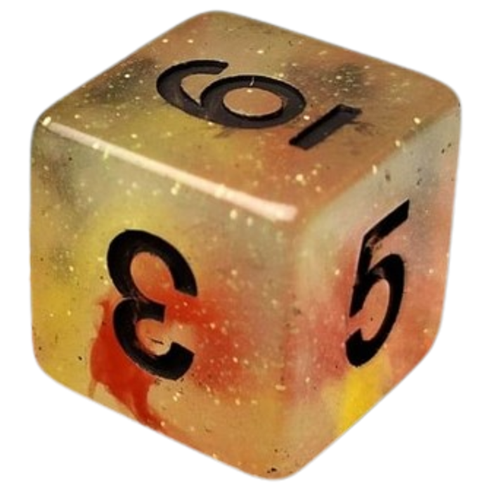 Little Dragon Dice 7-Piece Dice Set: Underworld UV Activated -