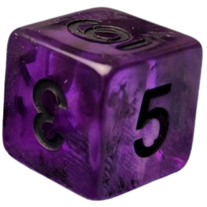Little Dragon Dice 7-Piece Dice Set: Underworld UV Activated -