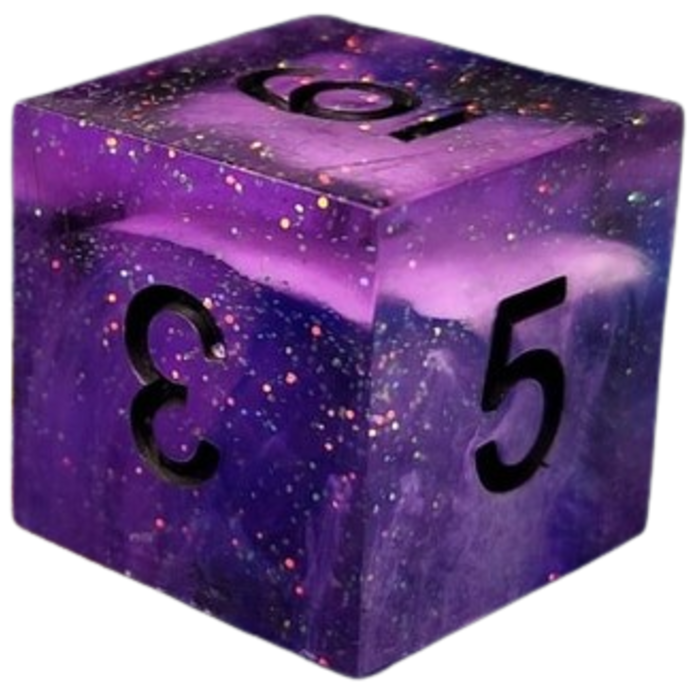 Little Dragon Dice 7-Piece Dice Set: Underworld UV Activated -