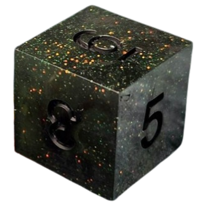 Little Dragon Dice 7-Piece Dice Set: Underworld UV Activated -