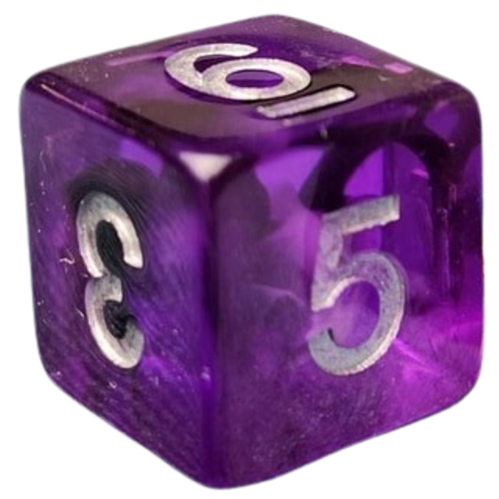 Little Dragon Dice 7-Piece Dice Set: Underworld UV Activated -