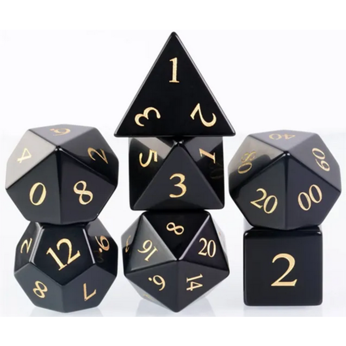 Little Dragon Dice 7-Piece RPG Dice Set: Gemstone -