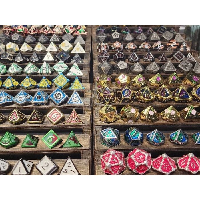 Little Dragon Dice 7-Piece Mystery RPG Dice Set - Metal