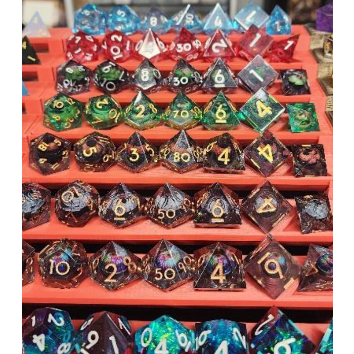 Little Dragon Dice 7-Piece Mystery RPG Dice Set - Quicksand