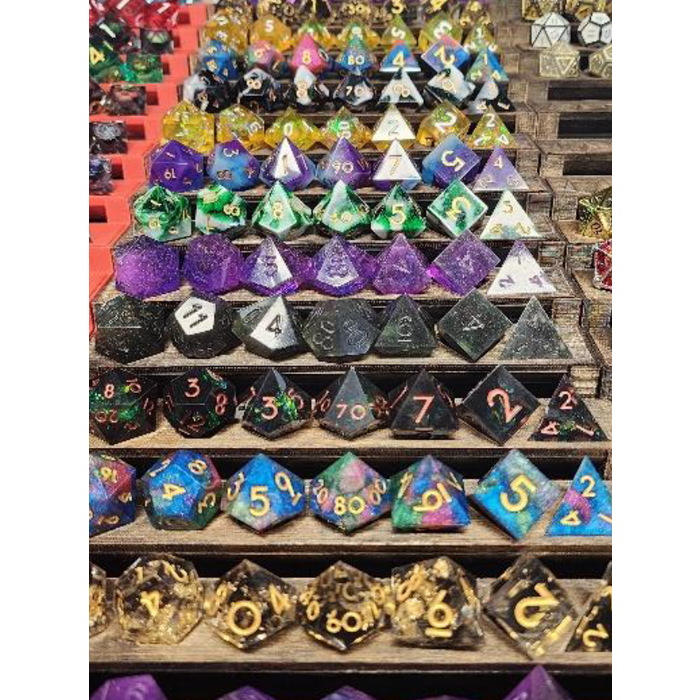 Little Dragon Dice 7-Piece Mystery RPG Dice Set - Sharp Edge