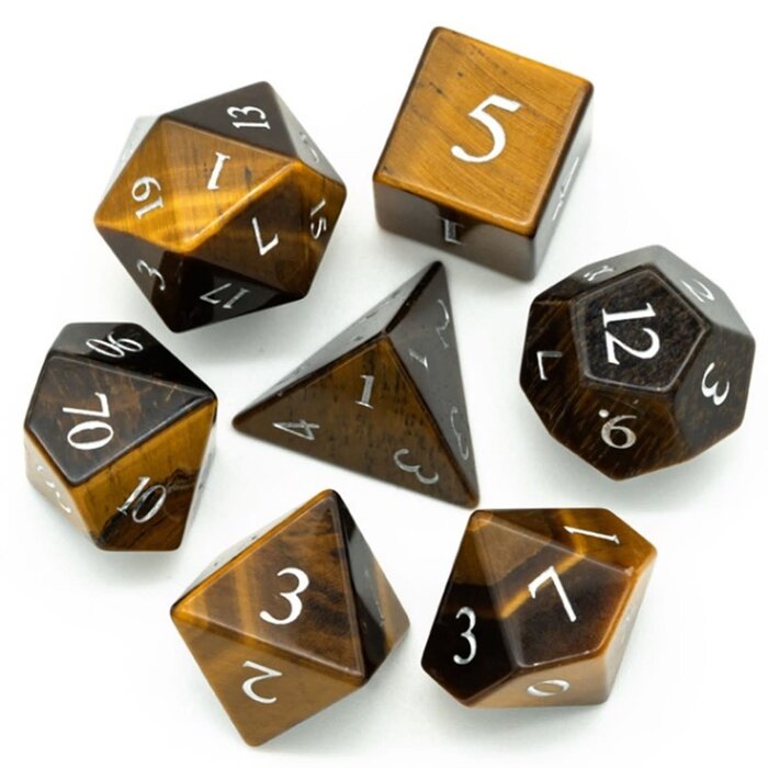 Little Dragon Dice 7-Piece RPG Dice Set: Gemstone -