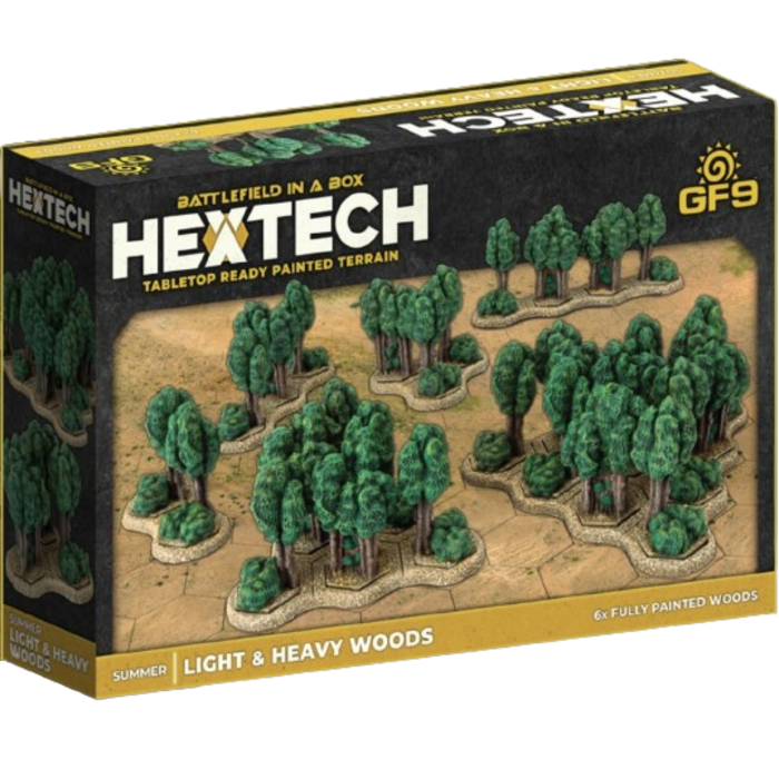 Gale Force Nine Battlefield in a Box: Hextech Summer Light & Heavy Woods