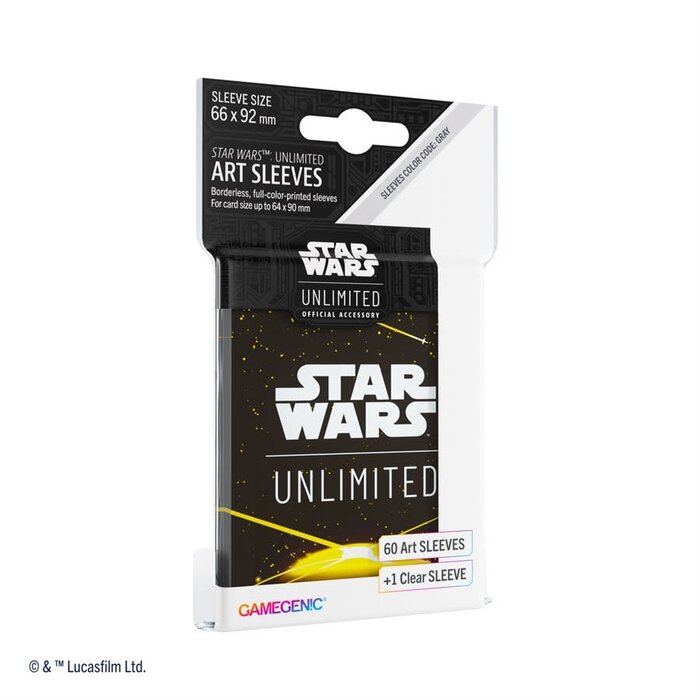 GameGenic Sleeves - 66x92mm (Standard TCG) Star Wars Unlimited 61/pack -