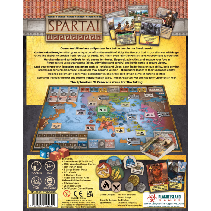 Misc Board Games Sparta! Deluxe Edition