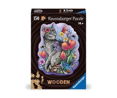 Ravensburger 150 pcs - Wooden: Lovely Cat