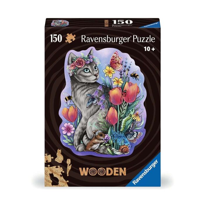 Ravensburger 150 pcs - Wooden: Lovely Cat