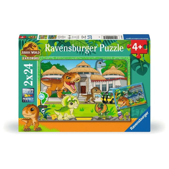 Ravensburger 2 x 24 pcs - Jurassic World Explorers