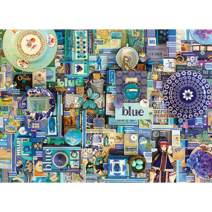 Cobble Hill Puzzles 1000 pcs - Blue