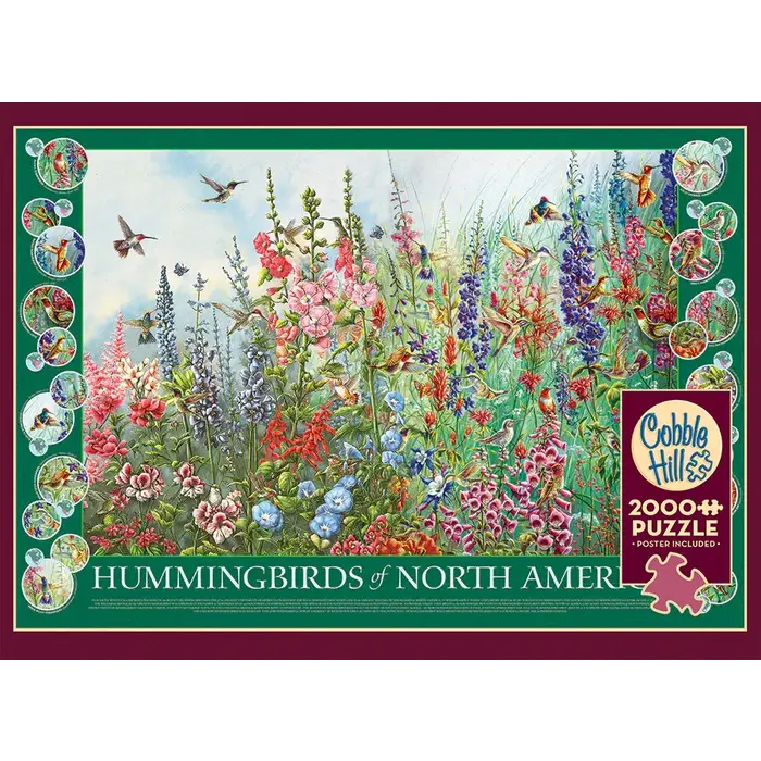 Cobble Hill Puzzles 2000 pcs - Hummingbirds of North America
