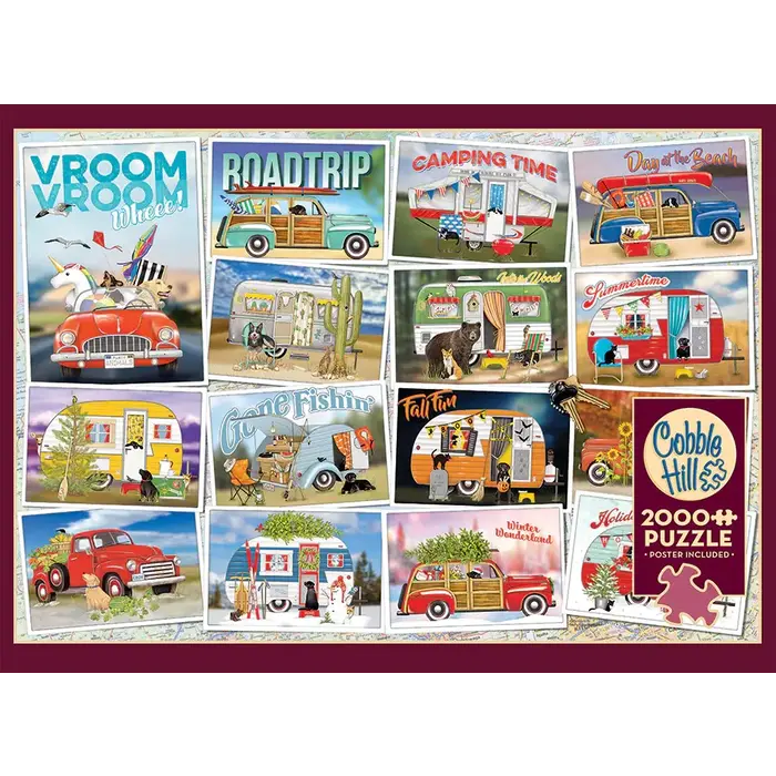 Cobble Hill Puzzles 2000 pcs - Vroom Vroom