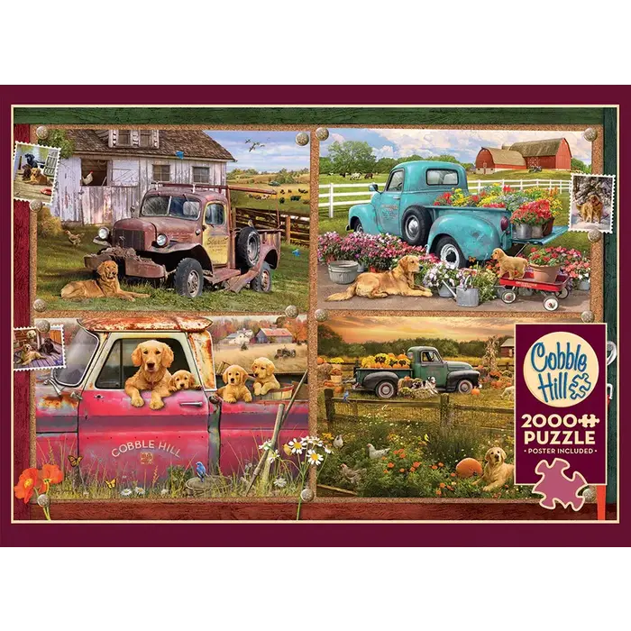Cobble Hill Puzzles 2000 pcs - It's a Dog's Life