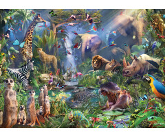 Cobble Hill Puzzles 1000 pcs - Into the Jungle