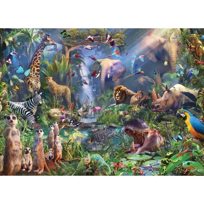 Cobble Hill Puzzles 1000 pcs - Into the Jungle