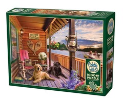 Cobble Hill Puzzles 1000 pcs - Welcome to the Lake House