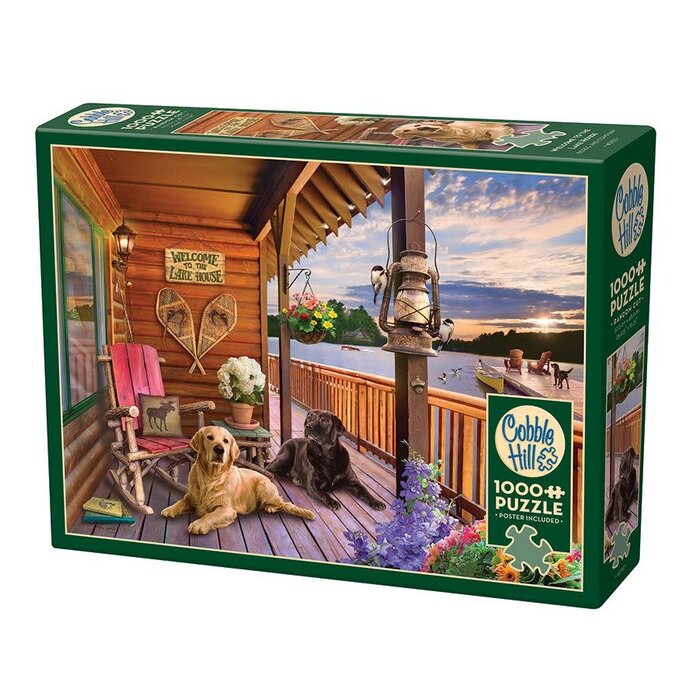 Cobble Hill Puzzles 1000 pcs - Welcome to the Lake House