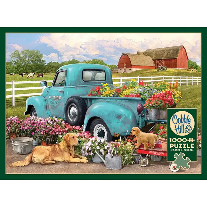 Cobble Hill Puzzles 1000 pcs - Flower Truck