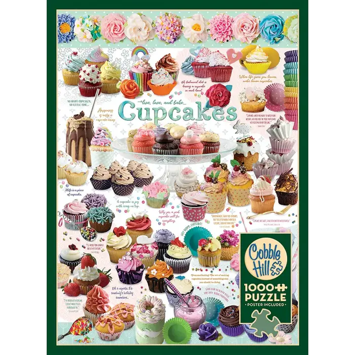Cobble Hill Puzzles 1000 pcs - Cupcake Time