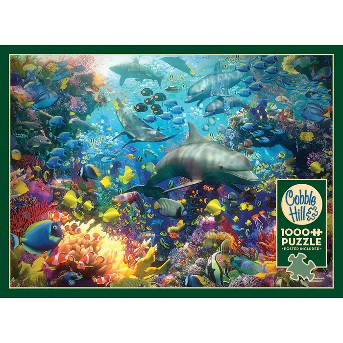 Cobble Hill Puzzles 1000 pcs - Vibrant Sea