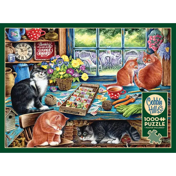 Cobble Hill Puzzles 1000 pcs - Cats Retreat