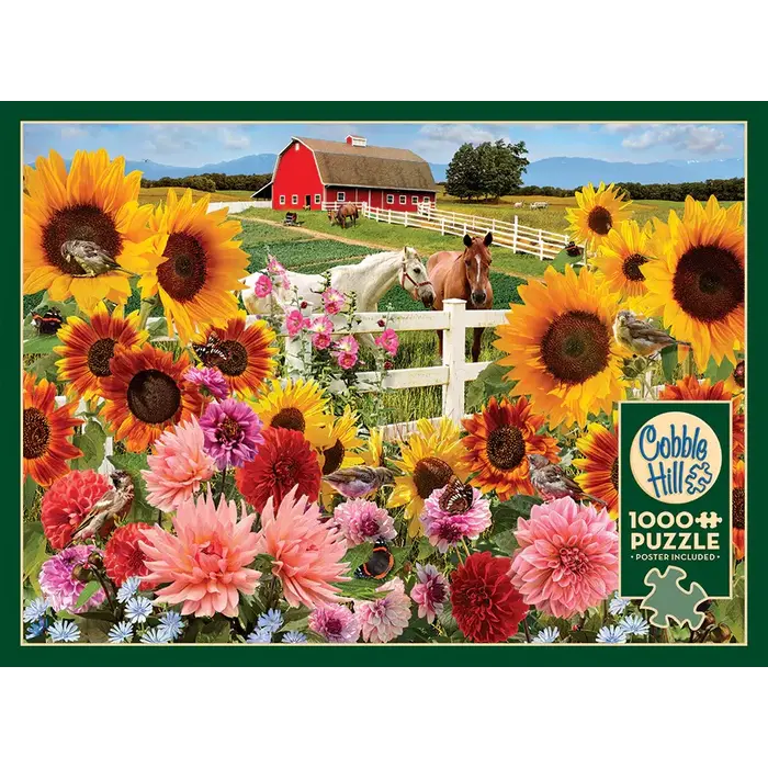 Cobble Hill Puzzles 1000 pcs - Sunflower Farm