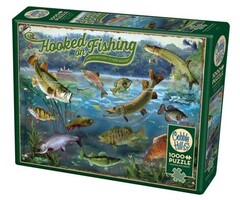 Cobble Hill Puzzles 1000 pcs - Hooked on Fishing