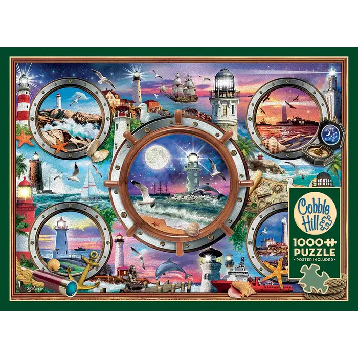 Cobble Hill Puzzles 1000 pcs - Lighthouses