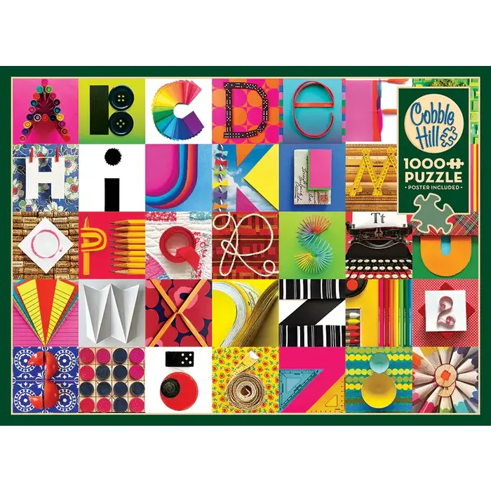Cobble Hill Puzzles 1000 pcs - Found Alphabet