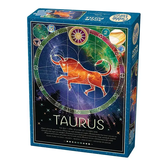 Cobble Hill Puzzles 500 pcs - Zodiac: Taurus