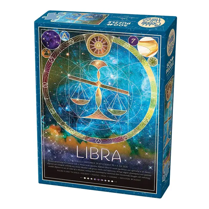 Cobble Hill Puzzles 500 pcs - Zodiac: Libra