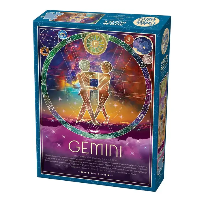 Cobble Hill Puzzles 500 pcs - Zodiac: Gemini