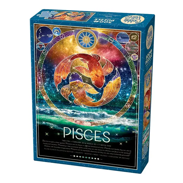 Cobble Hill Puzzles 500 pcs - Zodiac: Pisces