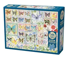 Cobble Hill Puzzles 500 pcs - Butterfly Tiles