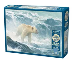 Cobble Hill Puzzles 500 pcs - Salmon Watch - Spirit Bear
